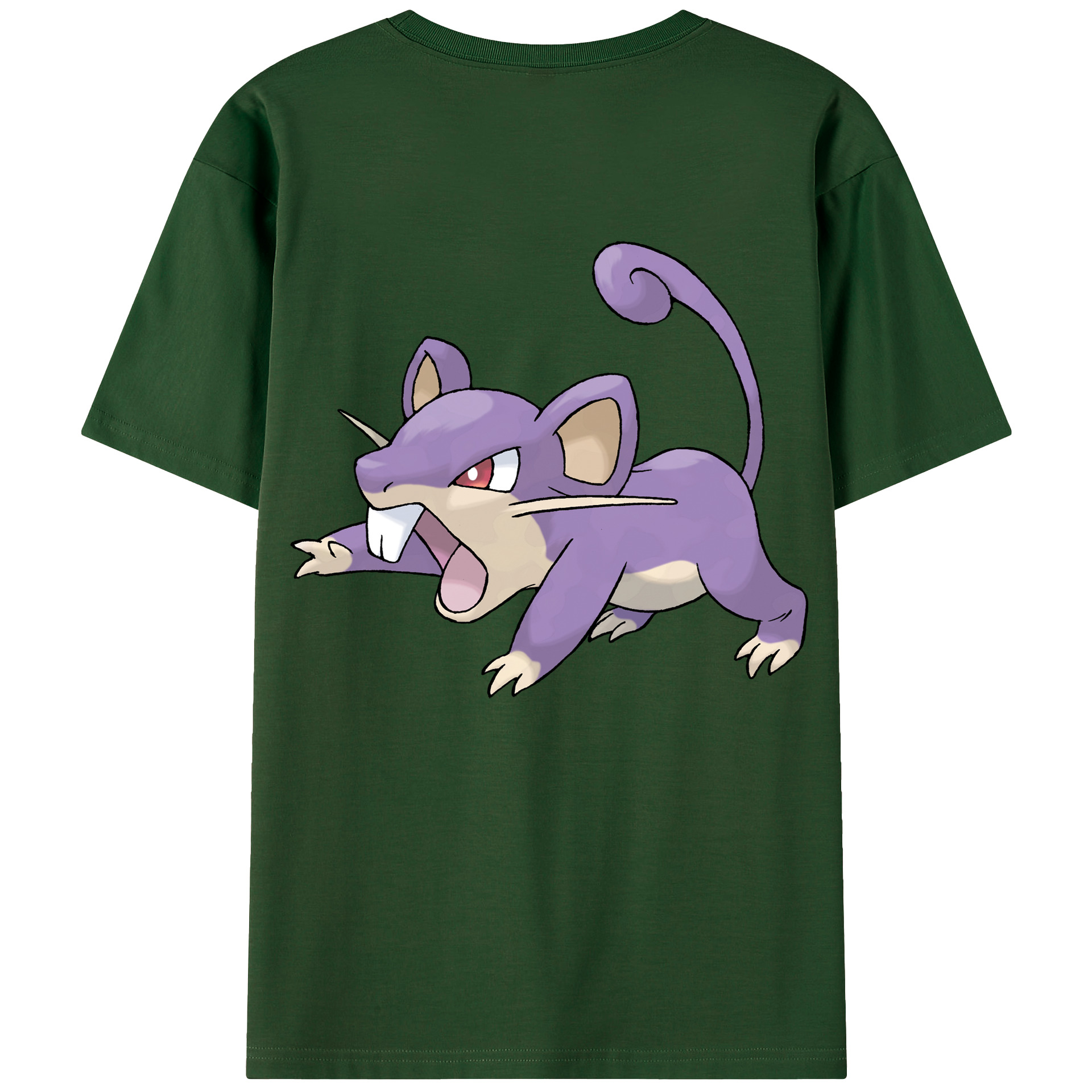 （画像用） ポケットモンスター Pokémon 綿100％半袖Tシャツ（背面プリント）